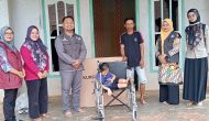 Permalink to LKS Berkah Harapan Berikan Bantuan Kursi Roda untuk Penyandang Disabilitas di Desa Pujodadi